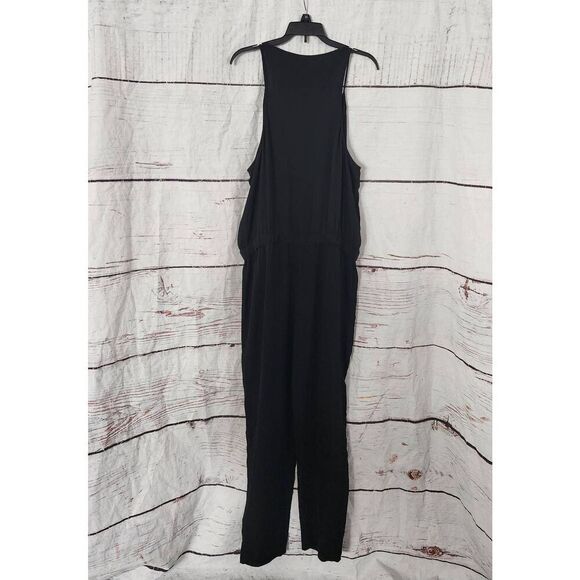 Diane Von Furstenberg Shany Embellished Silk Jumpsuit Size 12 - Picture 3 of 9